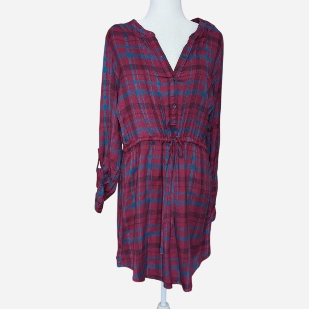 Lucky Brand Bungalow Plaid Dress